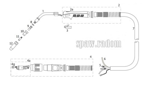 Plynová tryska MB 401 501 fi 16,0mm štandard
