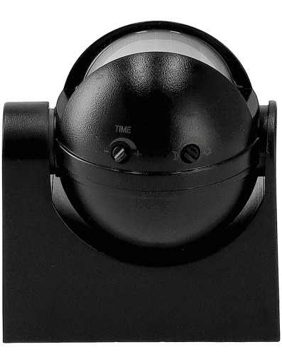 LED PIR pohybový senzor IP44 1200W PR013-čierna