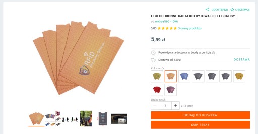 OCHRANNÉ POUZDRO RFID KREDITNÁ KARTA + DARČEKY ZADARMO