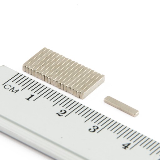 NEODYMOVÝ MAGNET TANIER 10x2x1 N38 - 70 KS