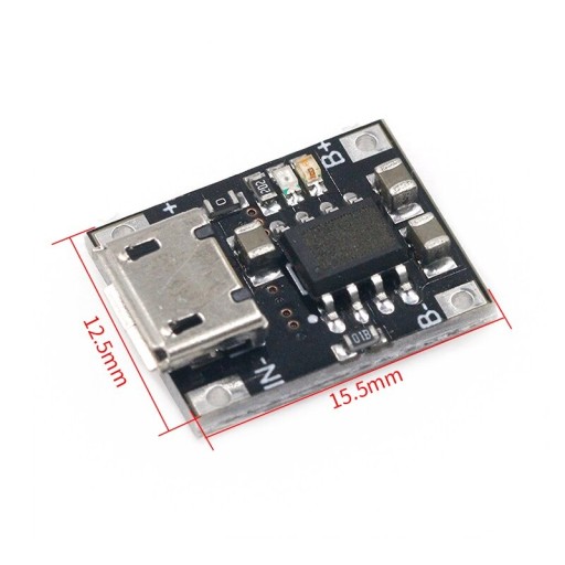 Li-ION Micro USB nabíjačka článkov 1A TC4056 TP4056 3 ks