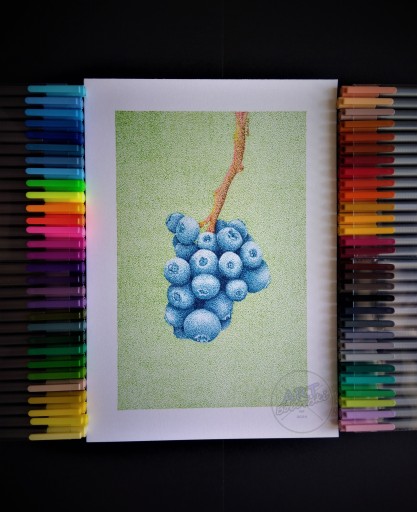 Kresliace pero Staedtler 1 ks 0,3 mm Modré
