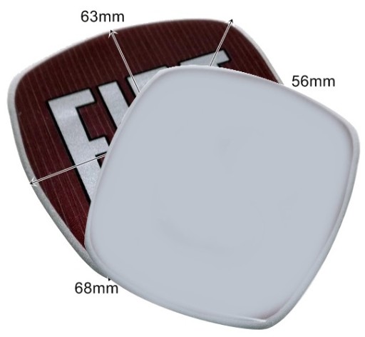 Logo odznak pre Fiat, predný alebo zadný štítok na odznak, 8,5 cm