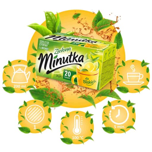 Express Green Lemon Tea Fresh Infusion 20T Poľský čaj Minutka