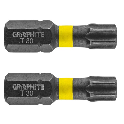 Nárazové bity TX30 x 25mm 2ks GRAPHITE 56H516