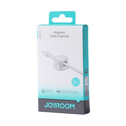 ORGANIZÁTOR KÁBLOV JOYROOM MAGNETICKÝ DRŽIAK NA STOL SADA 3ks