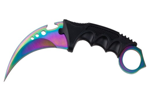 INDONESIA KARAMBIT Nôž RAINBOW CAW CSGO 19 cm