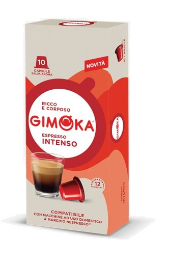Kapsule pre Nespresso Gimoka Espresso Intenso 10 ks.