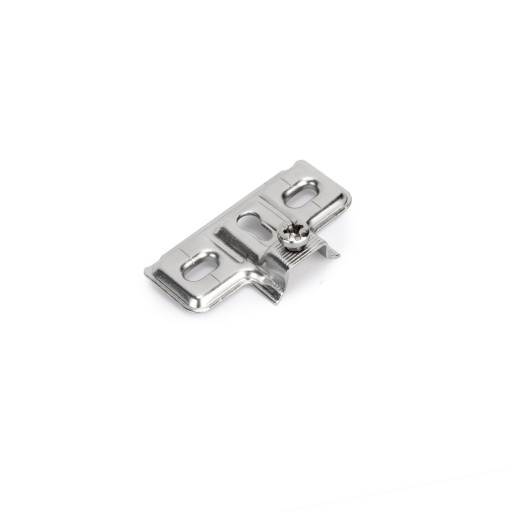Krátky nábytkový pánt Emuca 15 x 10 mm + vodítko 2 kusy