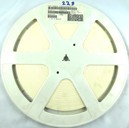 Keramické MLCC SMD/SMT 68nF 10% 25V DC 603 50ks