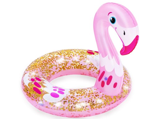 Bestway Prsteň na plávanie plameniak ružový 61cm 36306