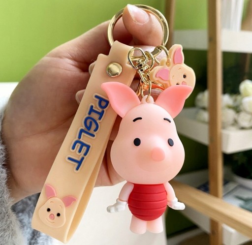 Peňaženka Piggy Keychain sladká taštička ružová Prasiatko ružová
