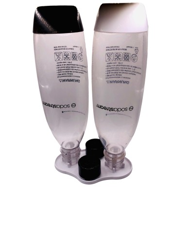 Odkvapkávacia tácka na 2 fľaše pre Sodastream, Brita, Philips carbonator, biela