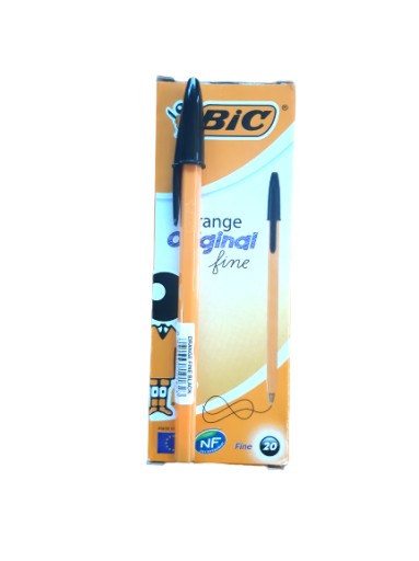 Guľôčkové pero BiC Orange, čierne