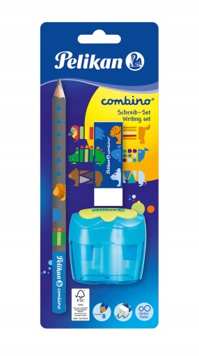 HERLITZ COMBINO súprava ceruzka + guma + strúhadlo