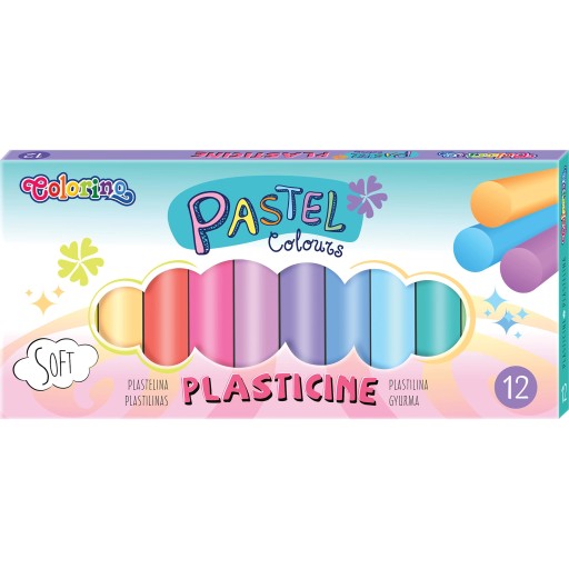 PASTEL PLASTELINE COLORINO 12 FARIEB okrúhle