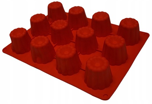 SILIKÓNOVÁ FORMA NA RELÉ SVIEČKY CANELE PANACOTTA MUBBLES