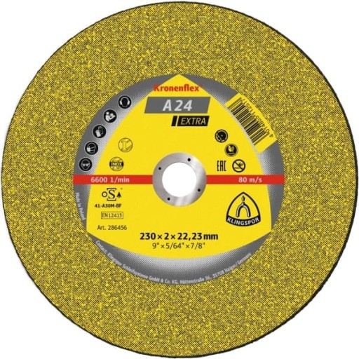 Kovový brúsny kotúč 125x6 mm KLINGSPOR Kronenflex A24 EXTRA