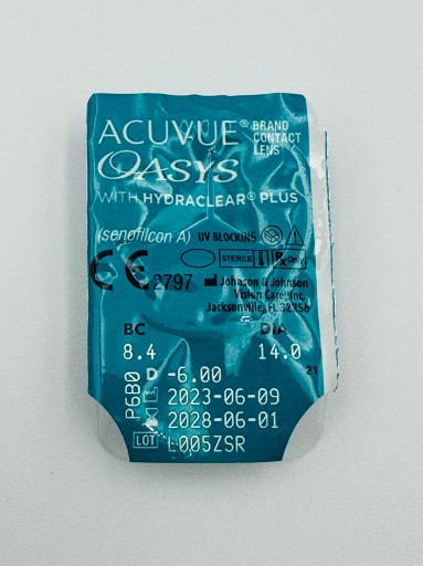 Johnson Acuvue Oasys dvojtýždenná šošovka 1 ks