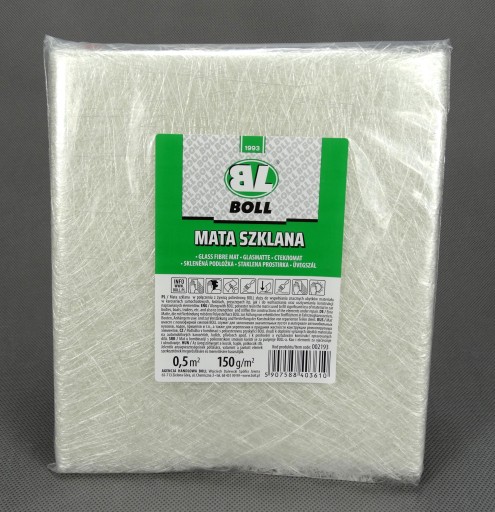 BOLL GLASS MAT VLÁKNO NA ŽIVICU ALEBO Tmel / HMOTNOSŤ: 150g/m2