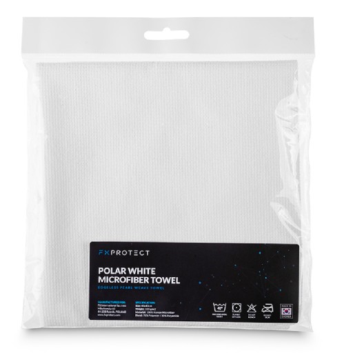 FX Protect POLAR WHITE Mikrovláknová 40x40 bezšvová utierka z mikrovlákna