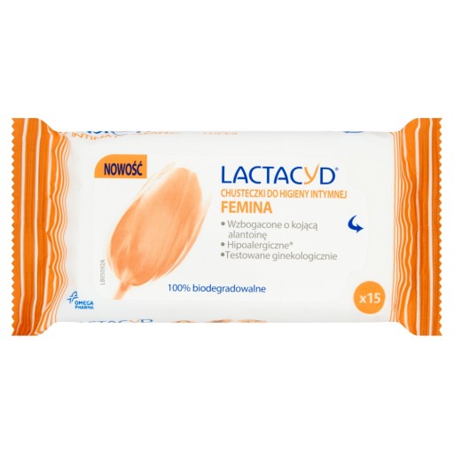 Lactacyd obrúsky na intímnu hygienu 15 kusov
