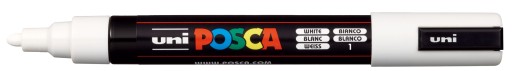 PC-5M BIELY ZNAČOVAČ POSCA UNI