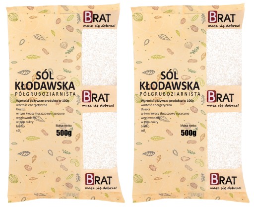 KŁODAWSKA soľ polohrubá, potravinárska, nejodovaná