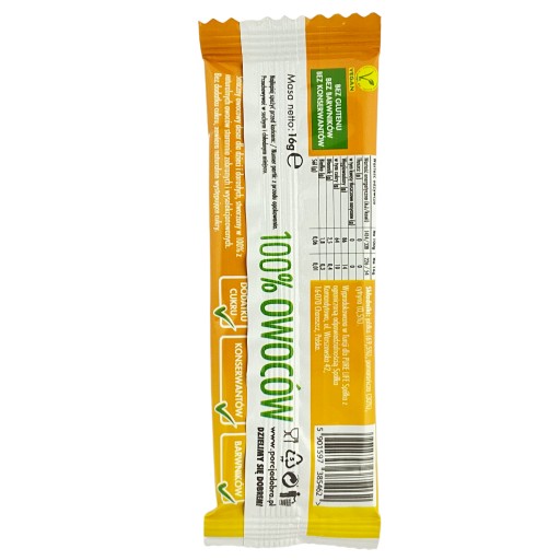 Jablkovo-pomarančový list (tyčinka) 16g Porcia