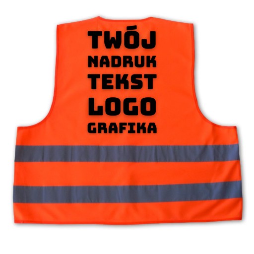 Reflexná vesta s potlačou LOGA