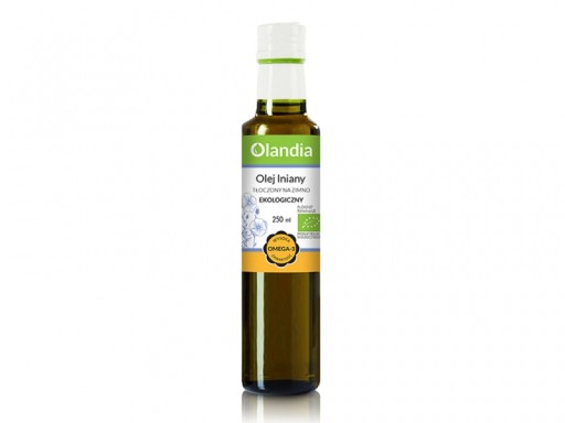 ĽANOVÝ OLEJ LISOVANÝ ZA STUDENA, BIO, 250 ml - OLANDIA