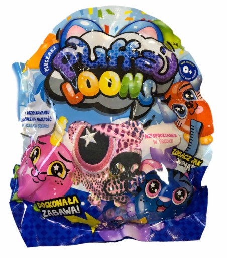 Maskot plyšových zvieratiek Puffa Loons prekvapenie