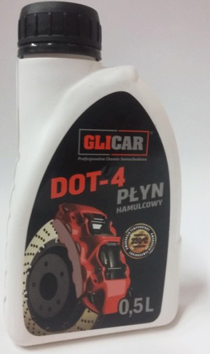 Brzdová kvapalina GLICAR DOT-4 500ml