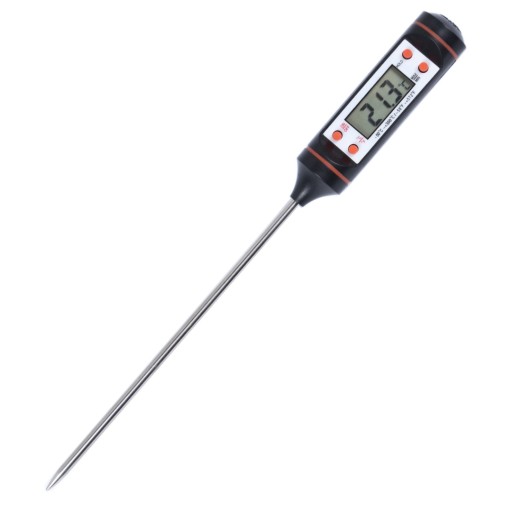Elektronický kuchynský teplomer na mäso so sondou