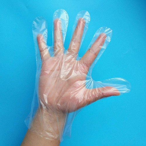 Ochranné rukavice HDPE fóliové rukavice L 100 ks
