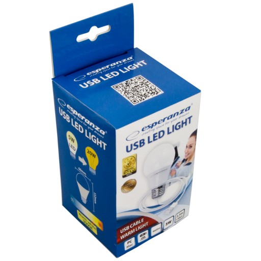 Esperanza ELL170 USB 5W LED žiarovka