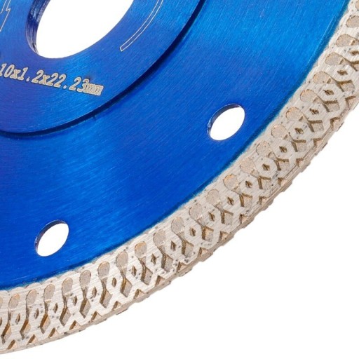 MODRÝ DIAMANTOVÝ KOTÚČ NA REZANIE POGREEN DIAMANTOVÝCH TEHEL 125MM