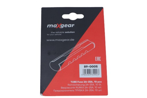 89-0005 SADA POISTKY 2A-25A SADA 10KS MAXGEAR