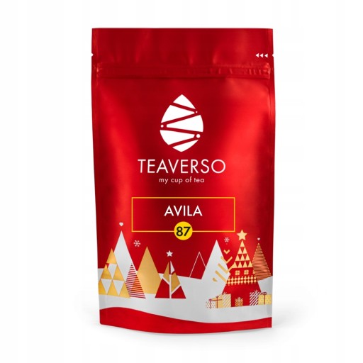 VIANOČNÝ DARČEK ČIERNY ČAJ EARL GREY S CITRÓNOM AVILA TEAVERSO 100G