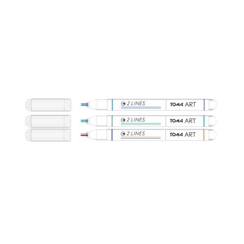 Toma Fineline Double Line MIXA 3 kusy 2x0,5mm TO-348