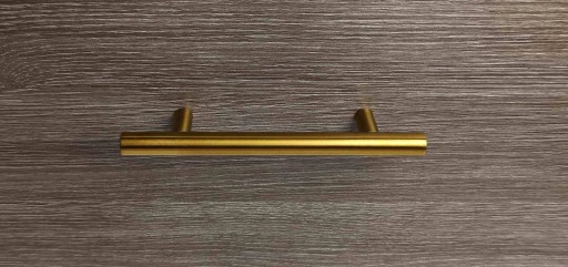 Nábytkové úchytky AZUREA zlaté zábradlie úchytka na skriňu, 96mm