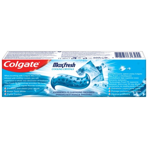 Colgate Max Fresh Cooling Crystal zubná pasta 75 ml