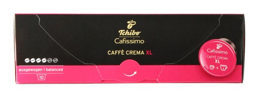 Kávové kapsuly Tchibo Cafissimo Caffe Crema XL 10 kapsúl
