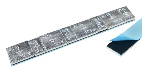 Lepené pozinkované závažie FIVESTARS Edgy 5/10g