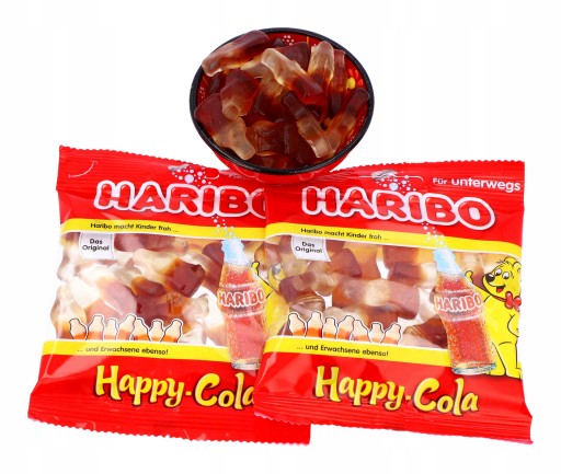 HARIBO Fruit Jelly Bears Happy Cola 100g DE