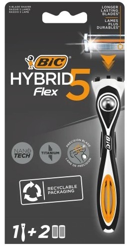 Bic Hybrid Flex 5 Cartridge Razor Blister 1 ks.