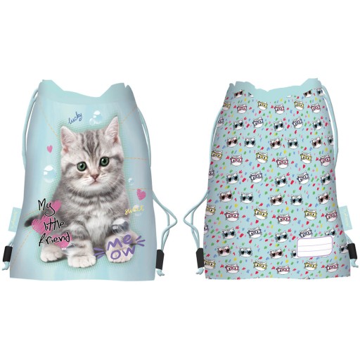 Taška na topánky St. Majewski, mačička My Little Friend MINT KITTY