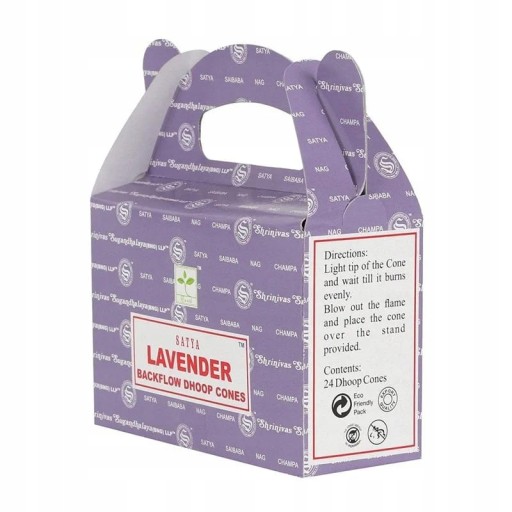 Kužeľové vonné tyčinky do krbov BACKFLOW LAVENDER