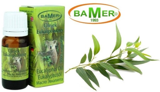 BAMER EUKALYPTUS ESENCIÁLNY OLEJ 100% PRÍRODNÝ