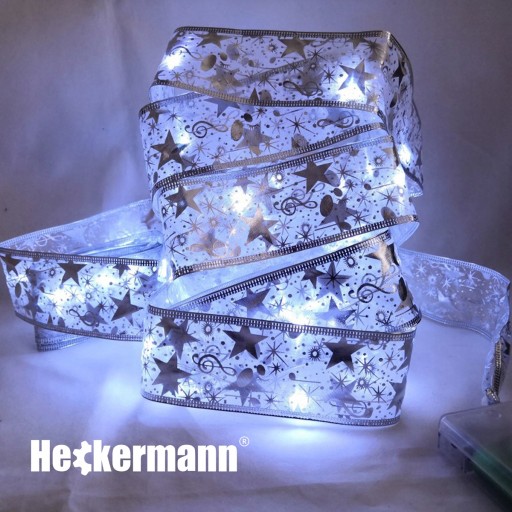 LED STUHA DEKORATÍVNE SVETLÁ DO INTERIÉROV 5,35M 50LED STUDENÁ BIELA